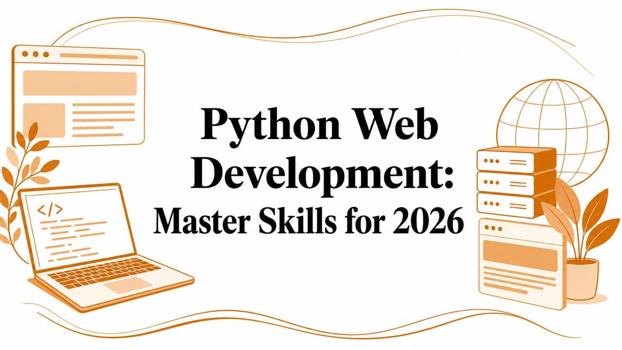 Python web development in 2026.